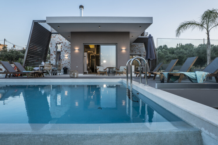 Luxury Villa with Sea View in Daratso Chania