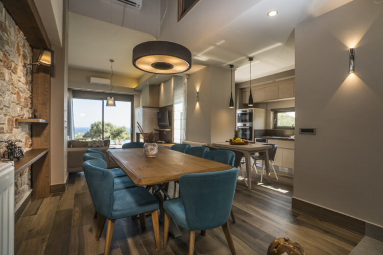 Luxury Villa with Sea View in Daratso Chania
