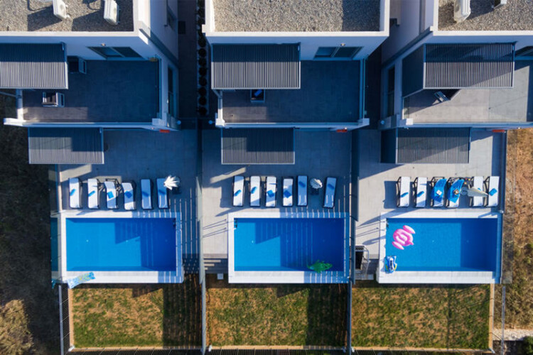 Villas Private pool in Agios Onoufrios