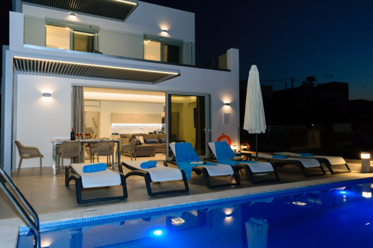 Family Villa private pool in Agios Onoufrios, Chania
