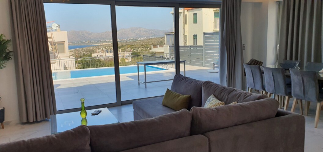 Family Villa sea view in Agios Onoufrios, Chania