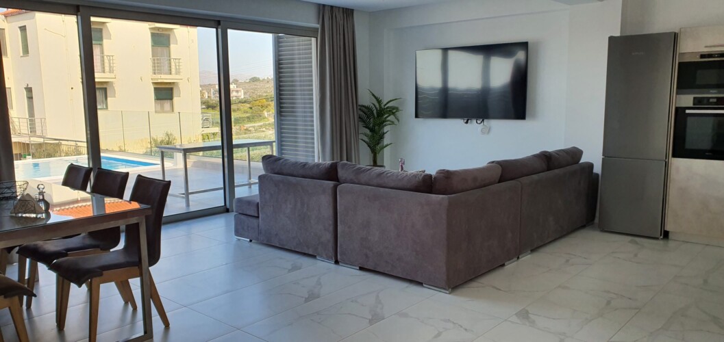 Family Villa private pool & sea view in Agios Onoufrios, Chania