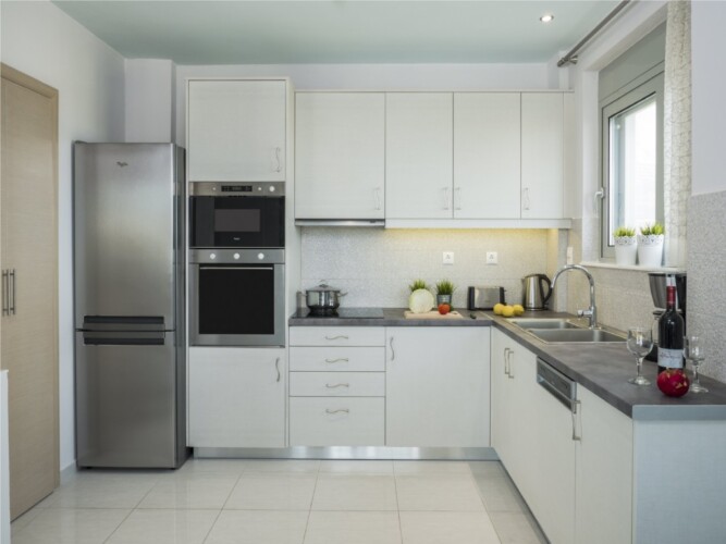 Holiday villa with kitchen amenities in Agios Onoufrios, Chania